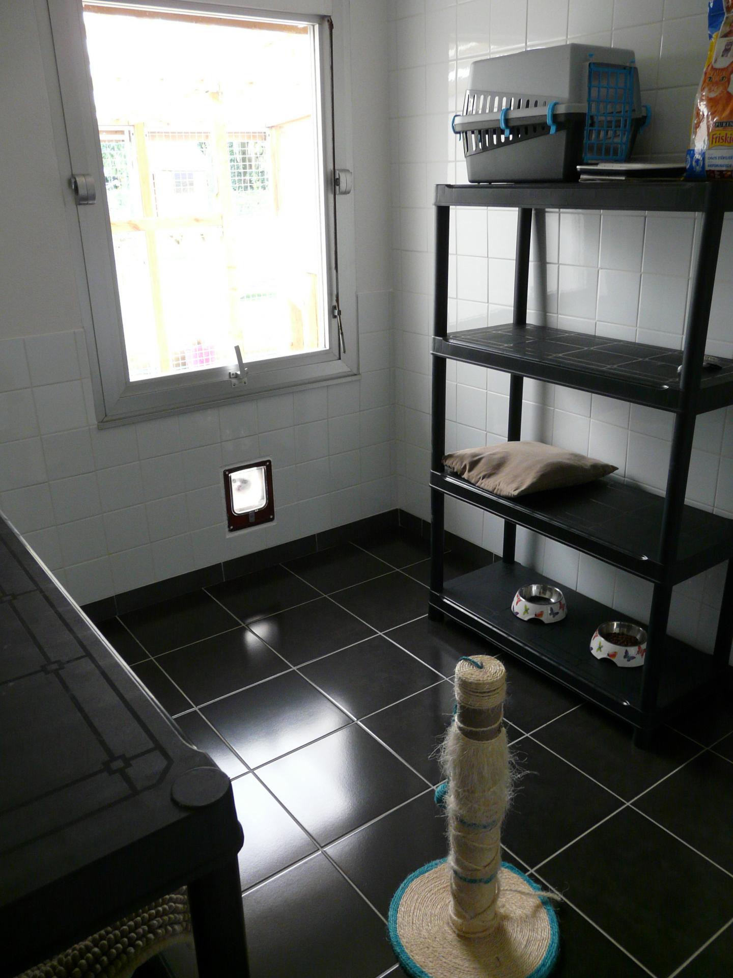 Intérieur d'un boxe